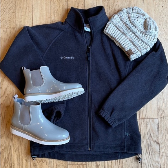 Columbia fleece - black zip fleece ❄️ - Picture 1 of 7